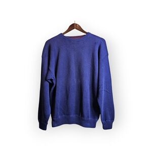 Field Gear Men’s Small Purple Crewneck Cotton Sweater